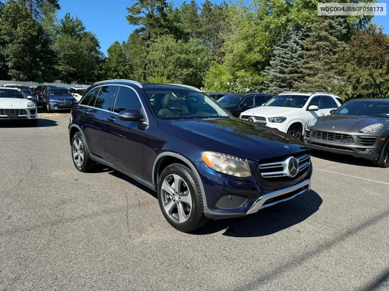2016 Mercedes-Benz Glc 300 VIN: WDC0G4JB5GF058173 Lot: 65841315