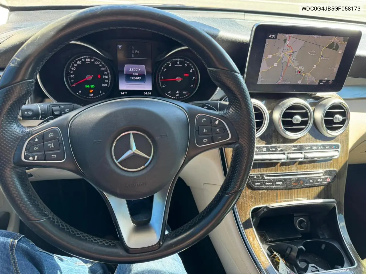 2016 Mercedes-Benz Glc 300 VIN: WDC0G4JB5GF058173 Lot: 65841315