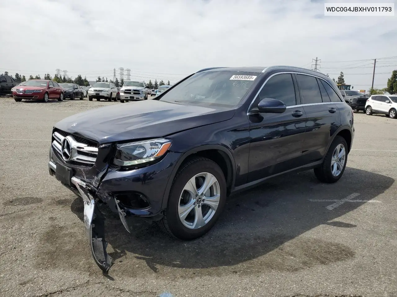 2017 Mercedes-Benz Glc 300 VIN: WDC0G4JBXHV011793 Lot: 56593685