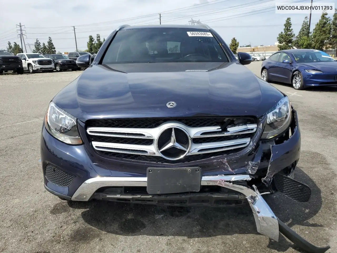 2017 Mercedes-Benz Glc 300 VIN: WDC0G4JBXHV011793 Lot: 56593685