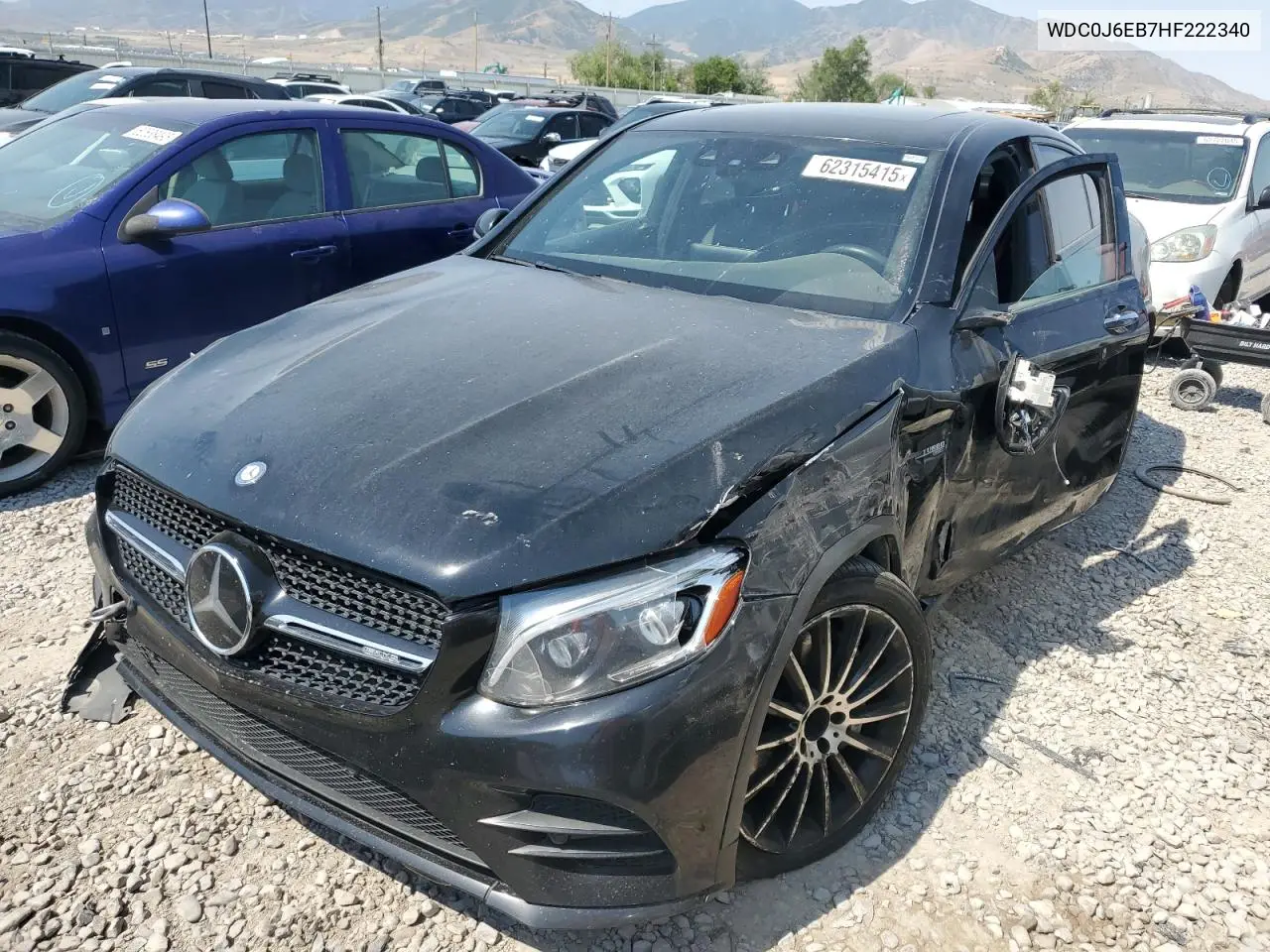 2017 Mercedes-Benz Glc Coupe 43 4Matic Amg VIN: WDC0J6EB7HF222340 Lot: 62315415