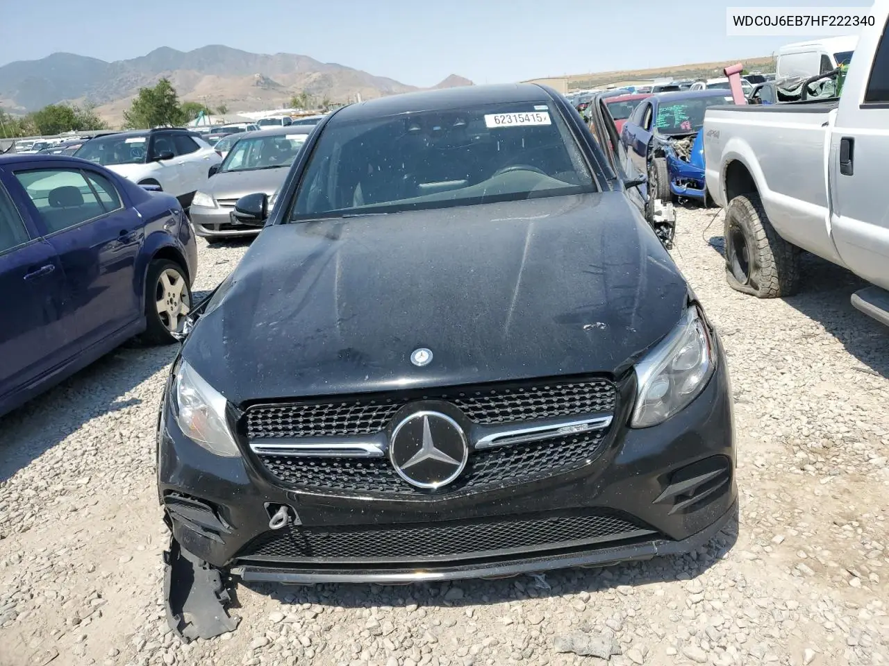 2017 Mercedes-Benz Glc Coupe 43 4Matic Amg VIN: WDC0J6EB7HF222340 Lot: 62315415