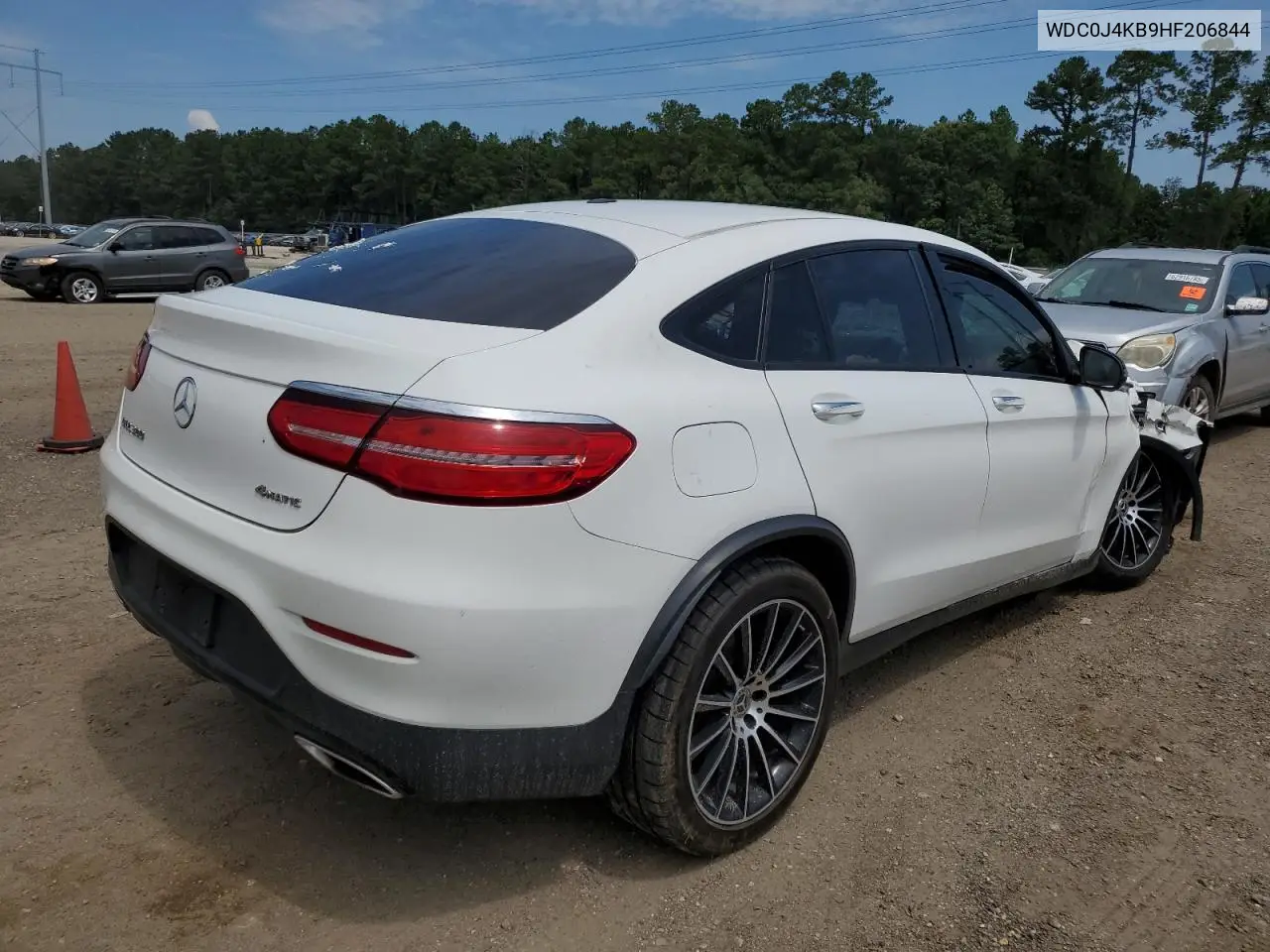 2017 Mercedes-Benz Glc Coupe 300 4Matic VIN: WDC0J4KB9HF206844 Lot: 62486945