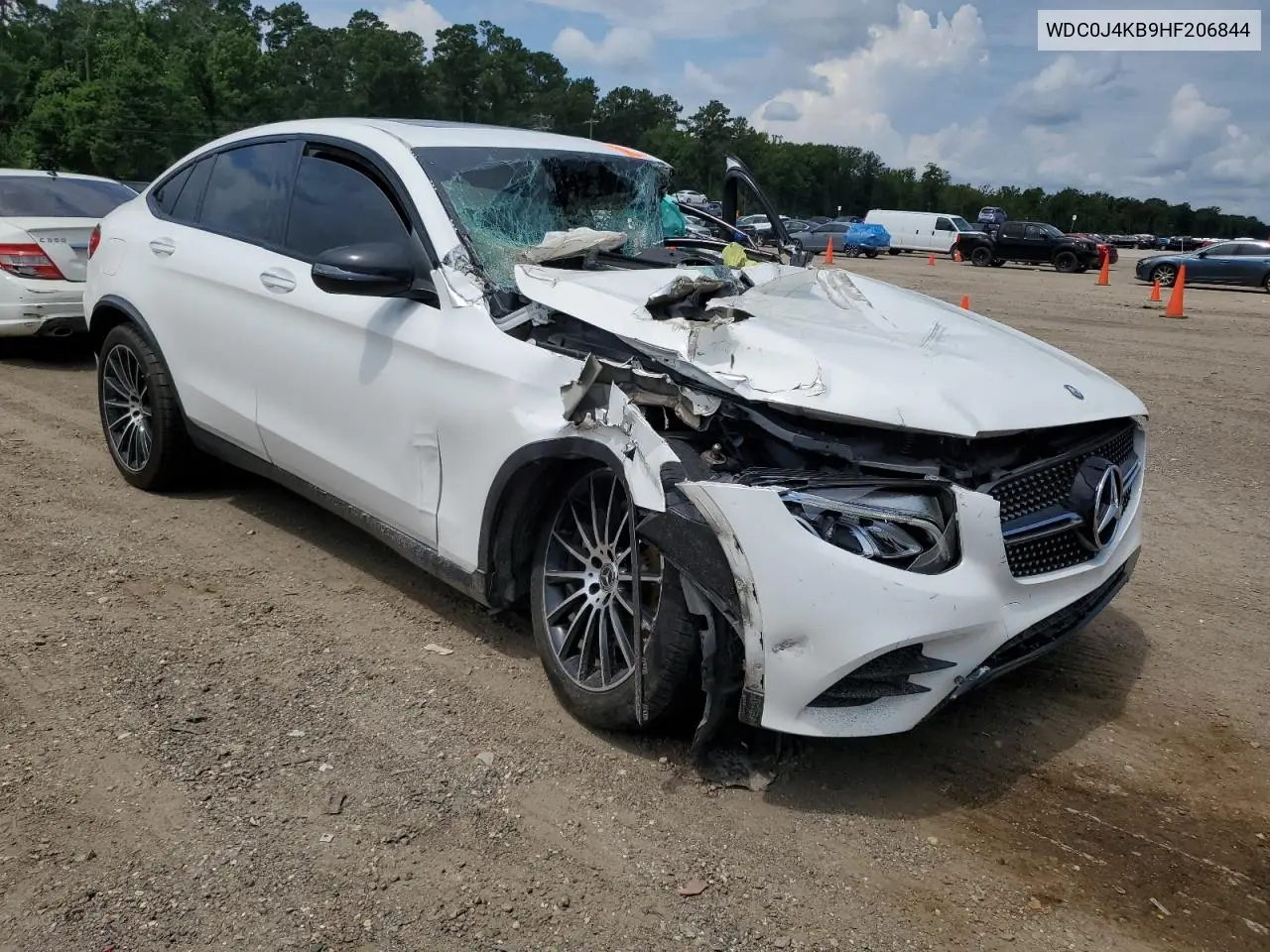 2017 Mercedes-Benz Glc Coupe 300 4Matic VIN: WDC0J4KB9HF206844 Lot: 62486945