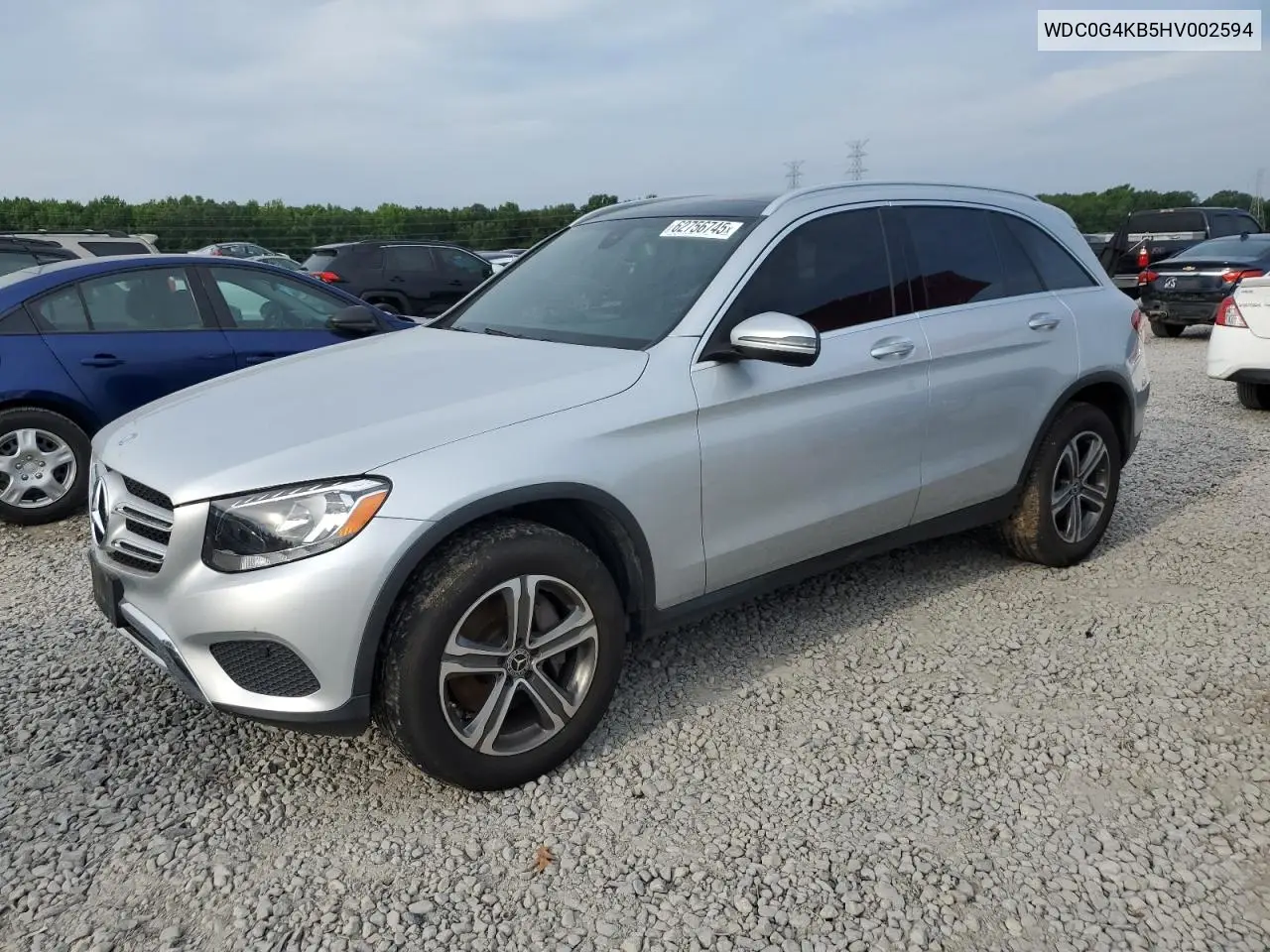 2017 Mercedes-Benz Glc 300 4Matic VIN: WDC0G4KB5HV002594 Lot: 62756745
