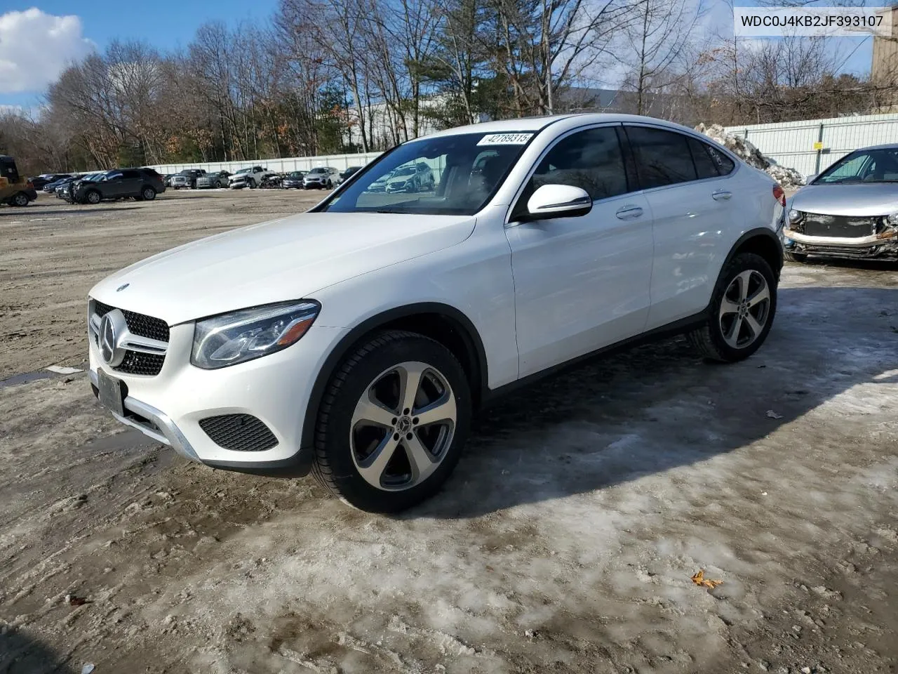 2018 Mercedes-Benz Glc Coupe 300 4Matic VIN: WDC0J4KB2JF393107 Lot: 42789315