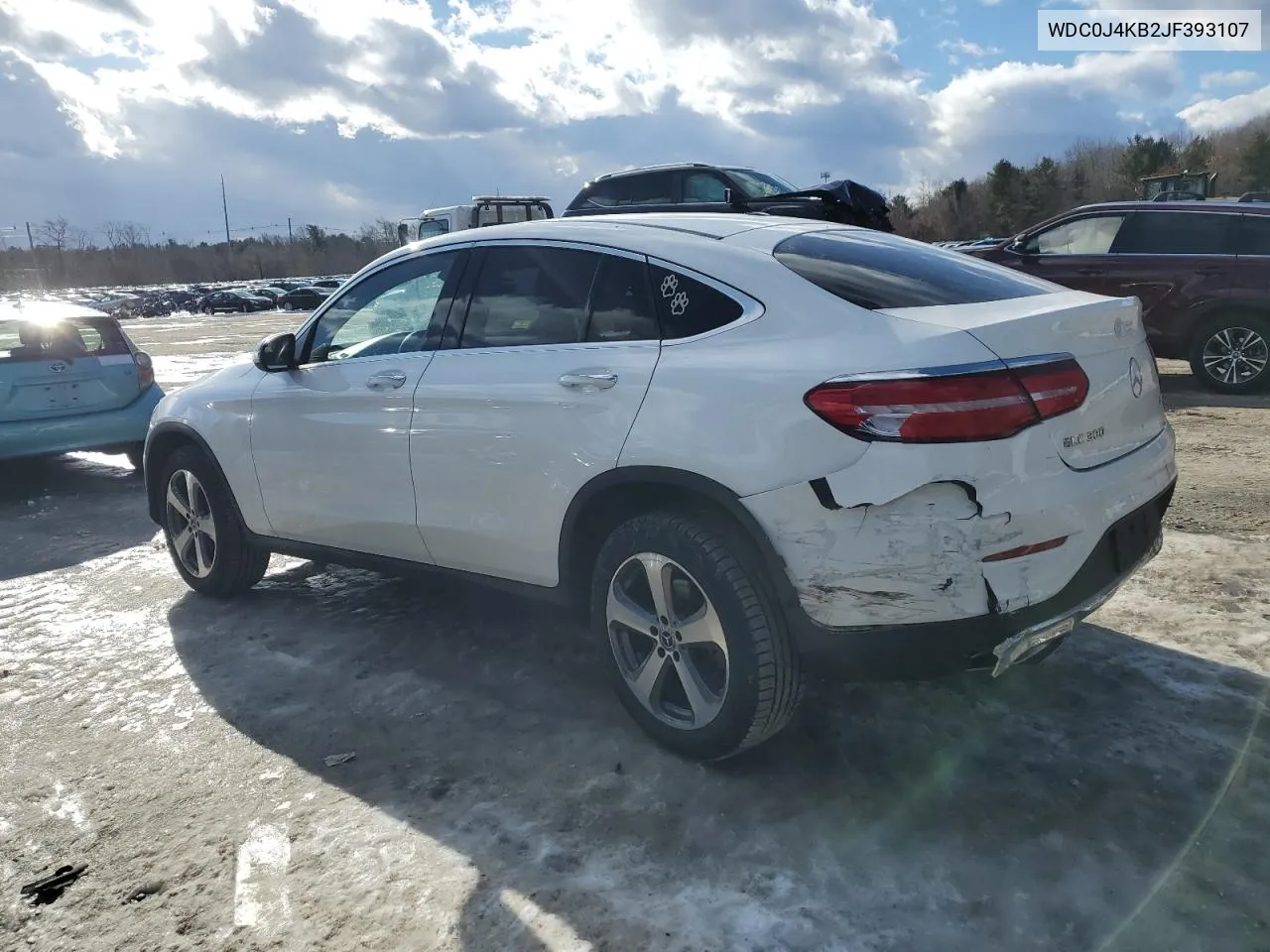 2018 Mercedes-Benz Glc Coupe 300 4Matic VIN: WDC0J4KB2JF393107 Lot: 42789315