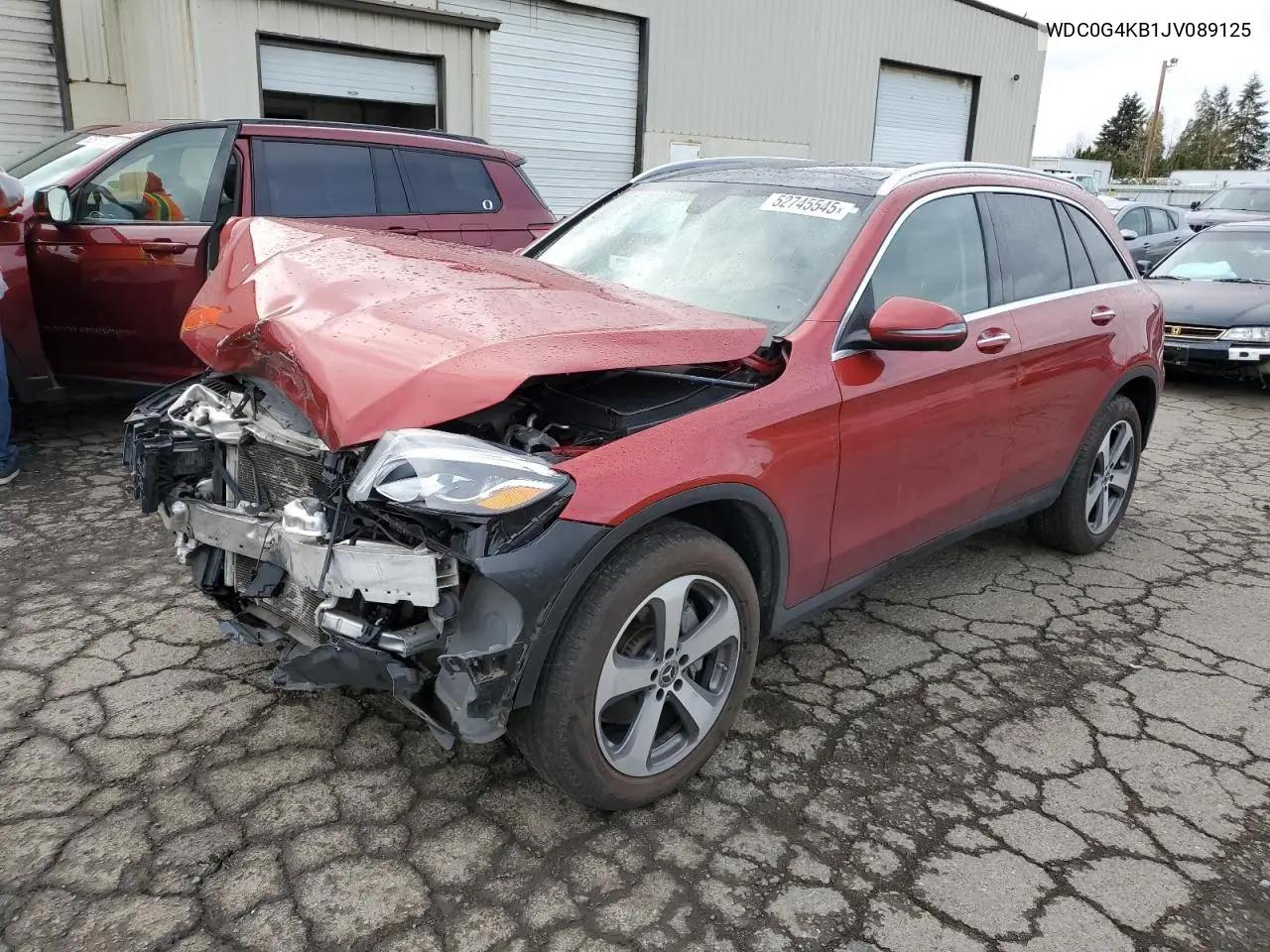 2018 Mercedes-Benz Glc 300 4Matic VIN: WDC0G4KB1JV089125 Lot: 52745545