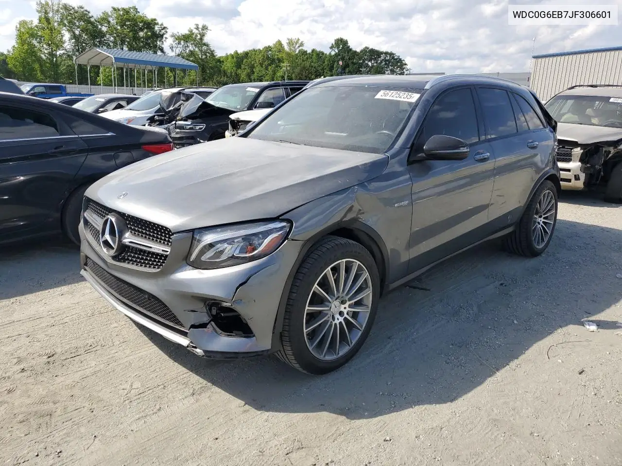2018 Mercedes-Benz Glc 43 4Matic Amg VIN: WDC0G6EB7JF306601 Lot: 56125235