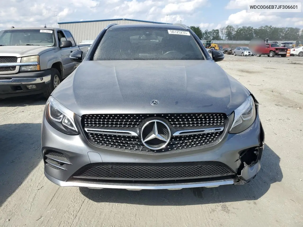 2018 Mercedes-Benz Glc 43 4Matic Amg VIN: WDC0G6EB7JF306601 Lot: 56125235