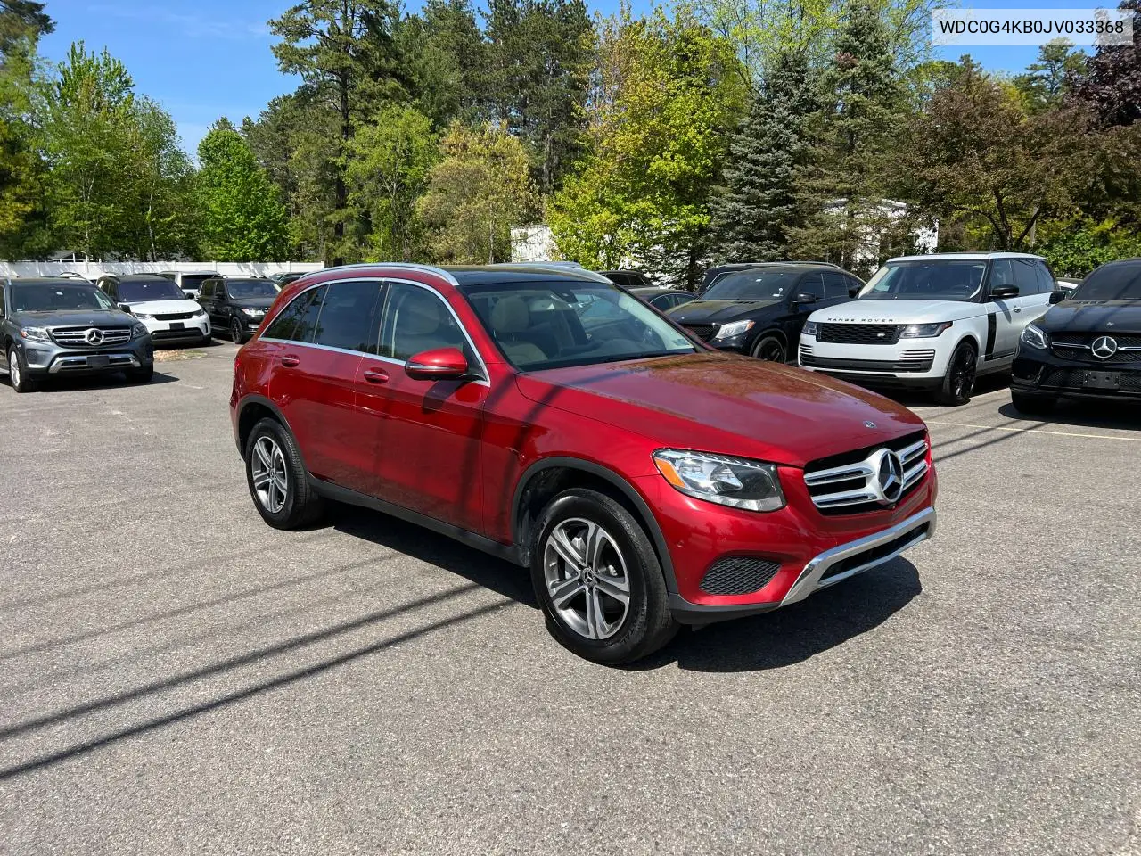2018 Mercedes-Benz Glc 300 4Matic VIN: WDC0G4KB0JV033368 Lot: 57178325