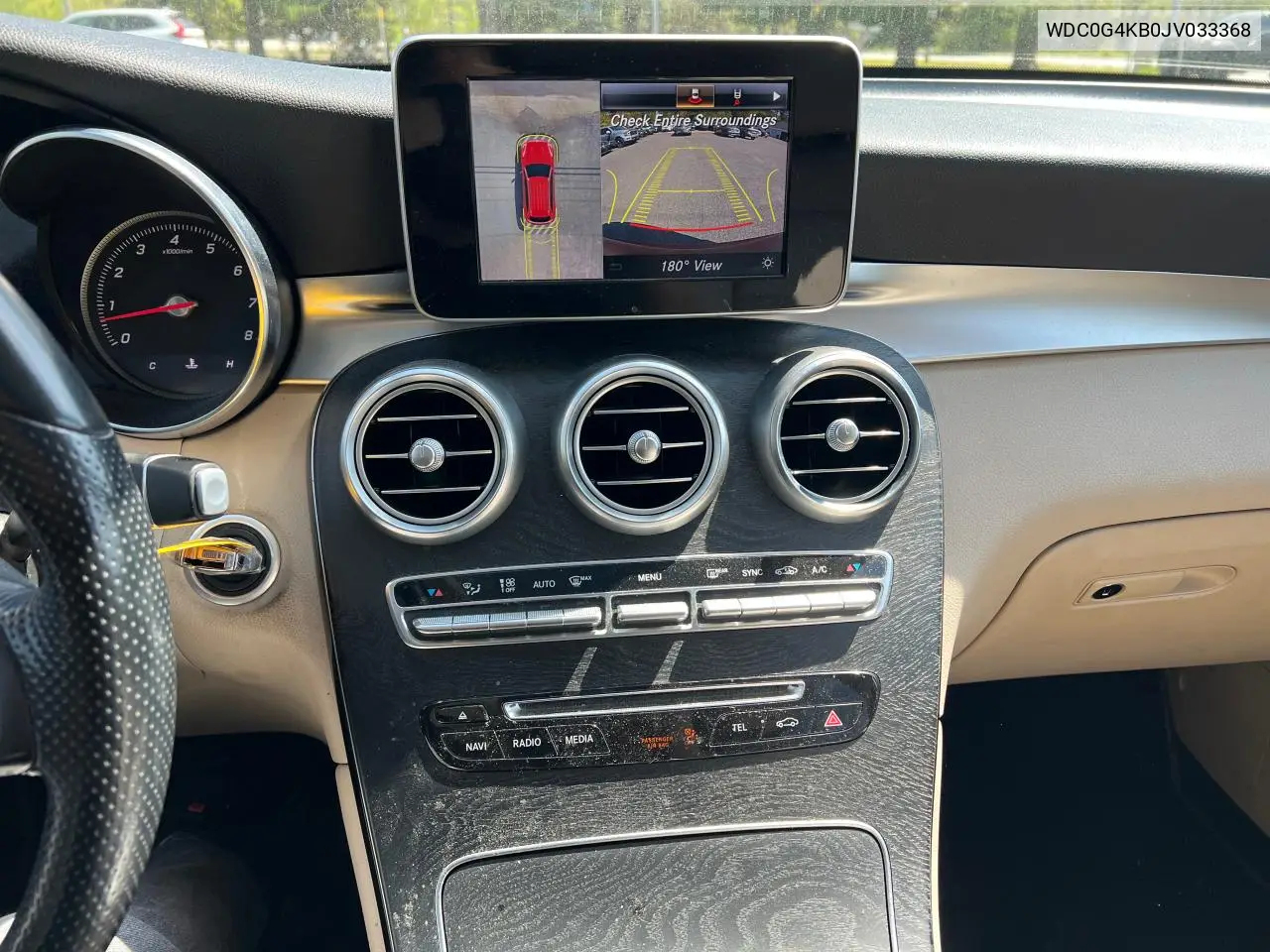 2018 Mercedes-Benz Glc 300 4Matic VIN: WDC0G4KB0JV033368 Lot: 57178325