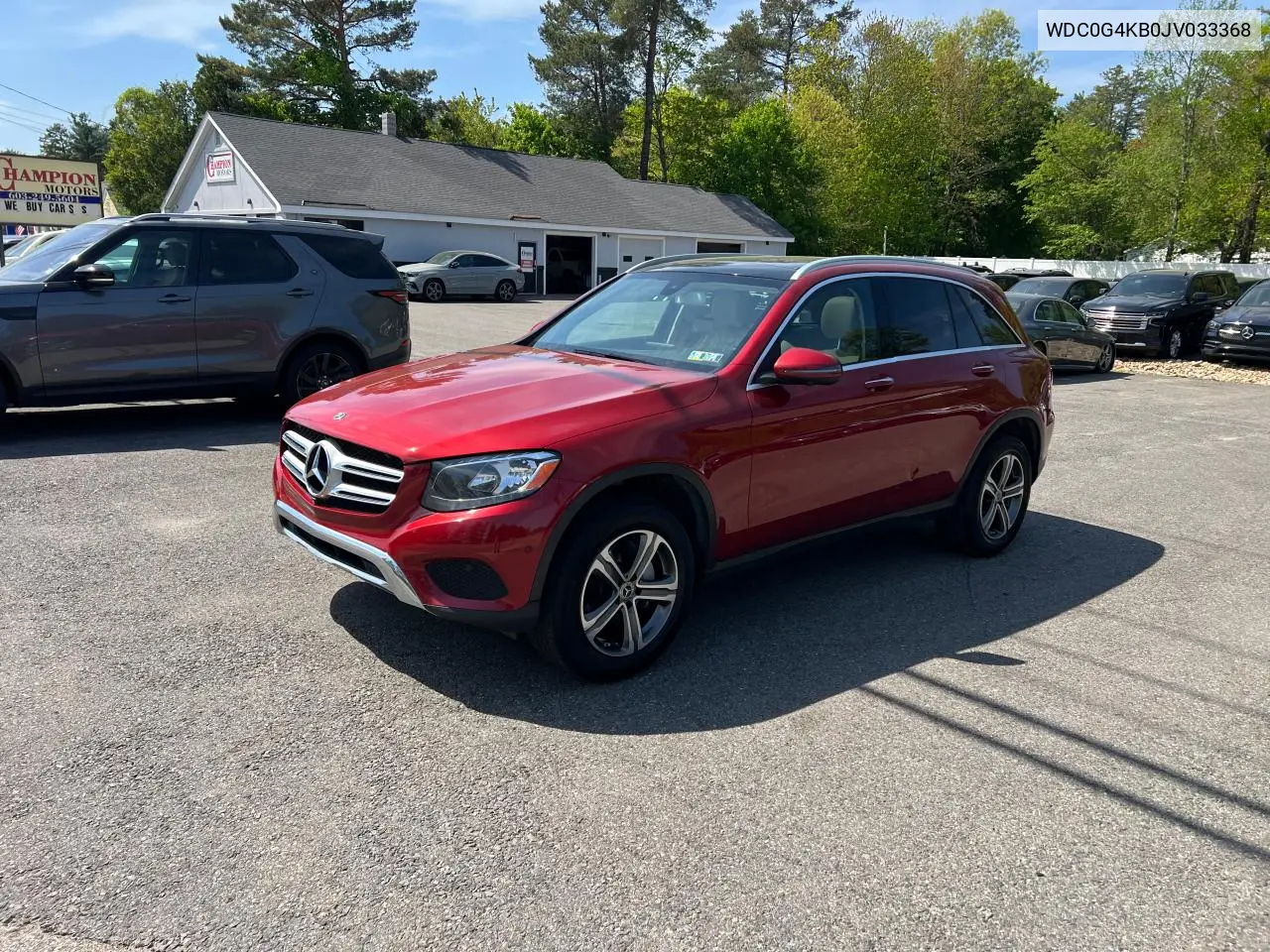 2018 Mercedes-Benz Glc 300 4Matic VIN: WDC0G4KB0JV033368 Lot: 57178325