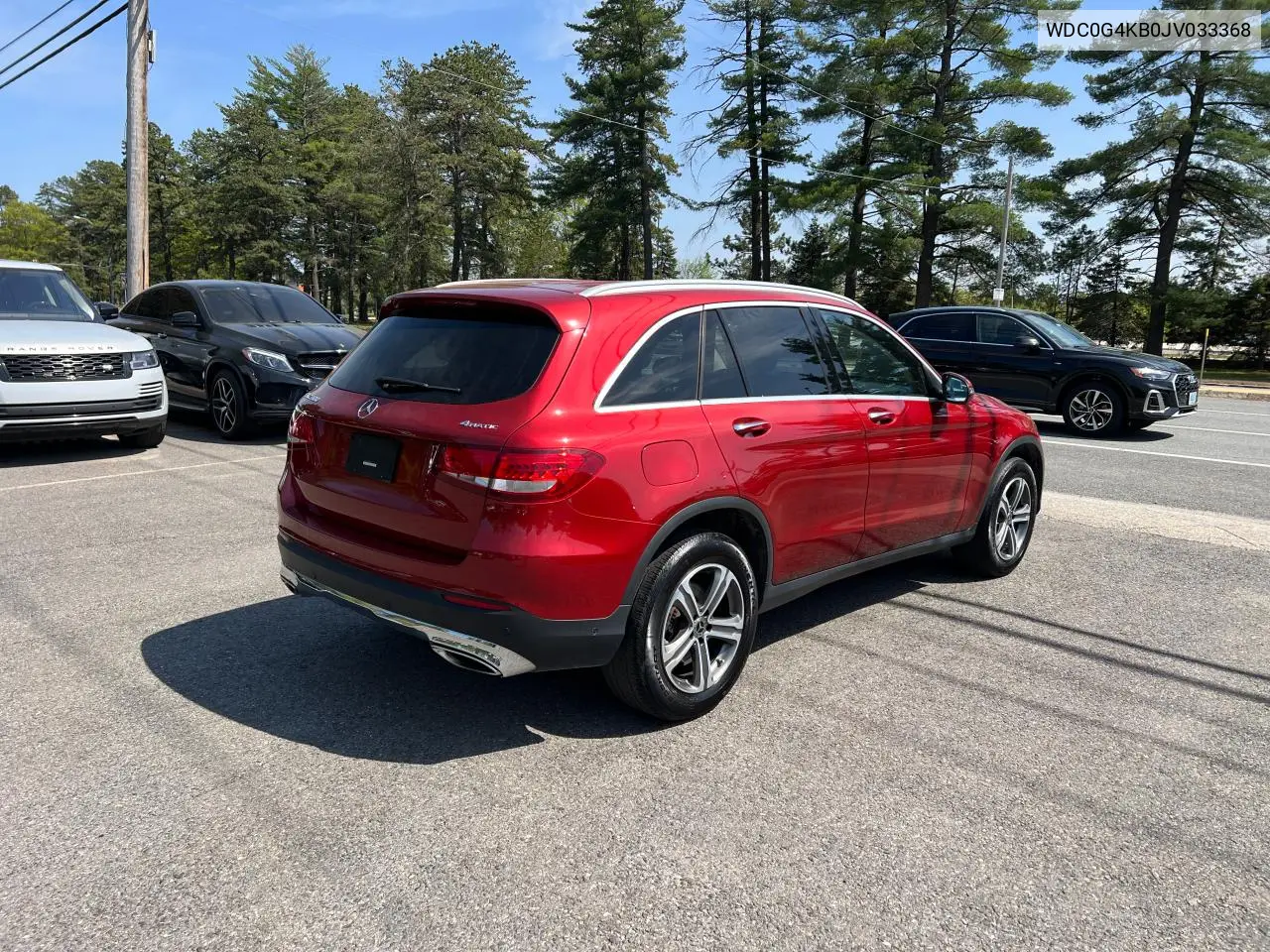 2018 Mercedes-Benz Glc 300 4Matic VIN: WDC0G4KB0JV033368 Lot: 57178325