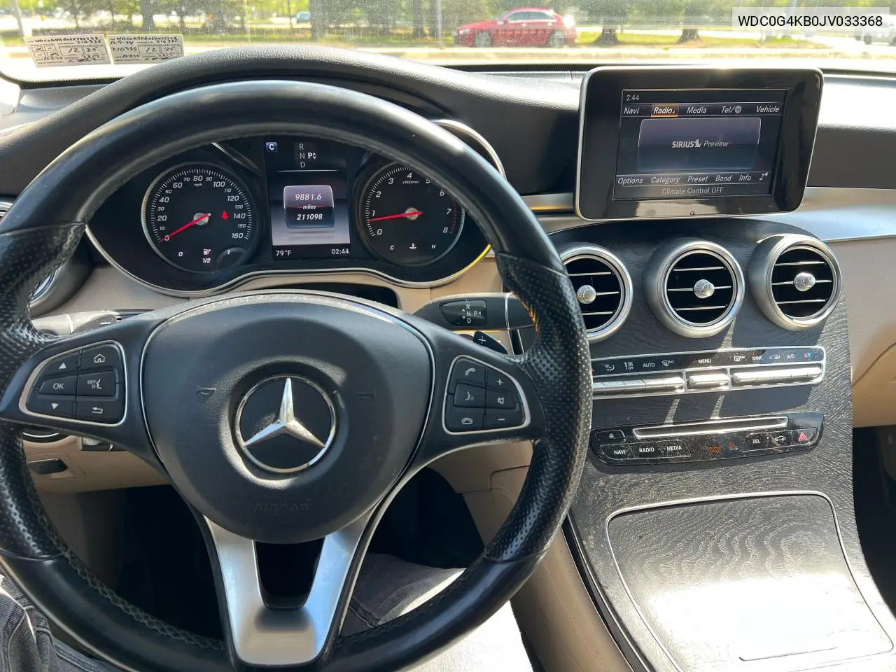 2018 Mercedes-Benz Glc 300 4Matic VIN: WDC0G4KB0JV033368 Lot: 57178325