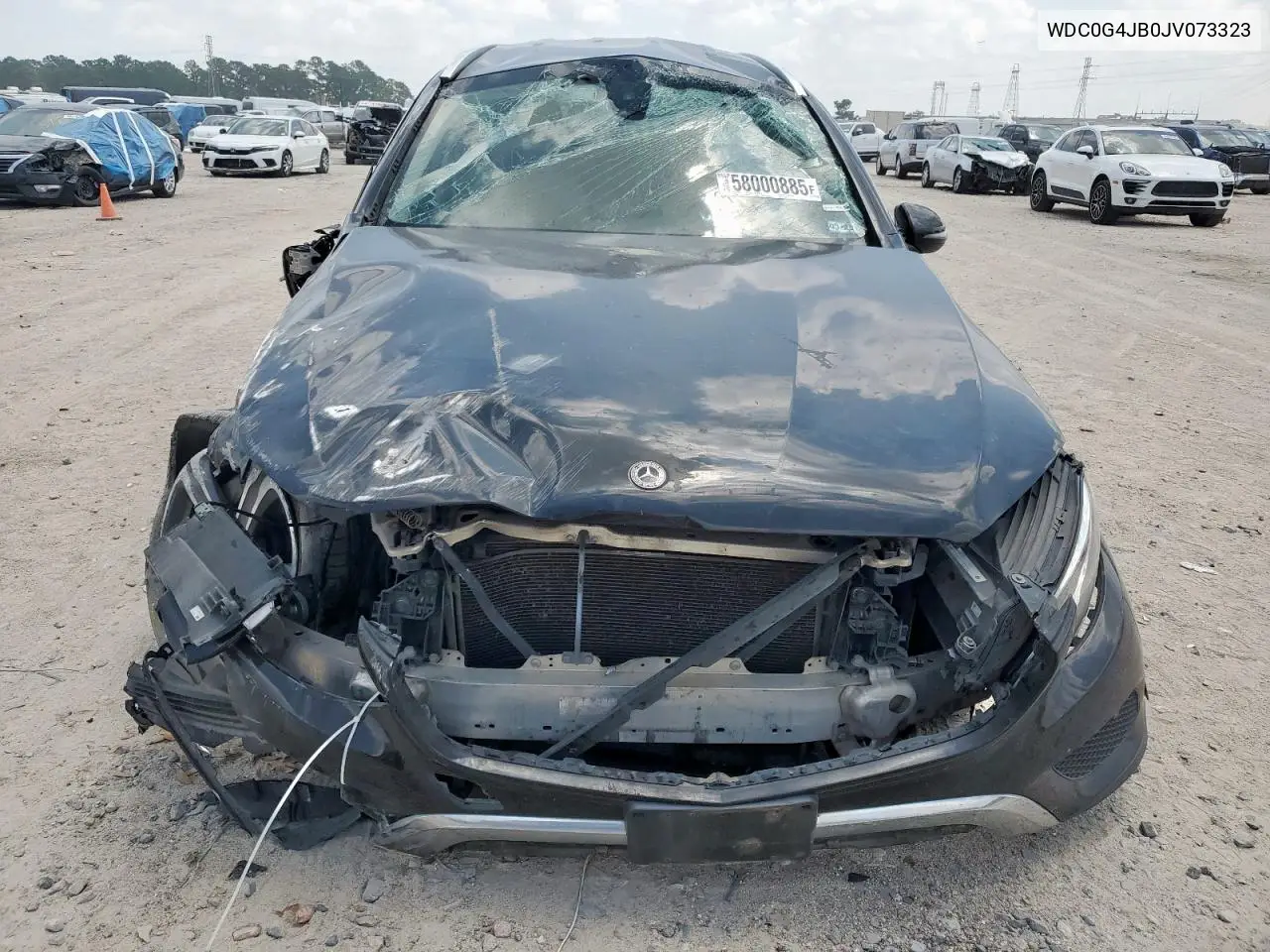 2018 Mercedes-Benz Glc 300 VIN: WDC0G4JB0JV073323 Lot: 58000885