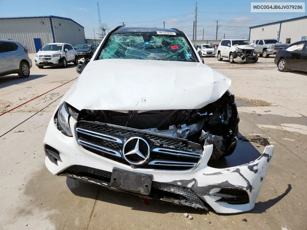 2018 Mercedes-Benz Glc 300 VIN: WDC0G4JB6JV079286 Lot: 58725845