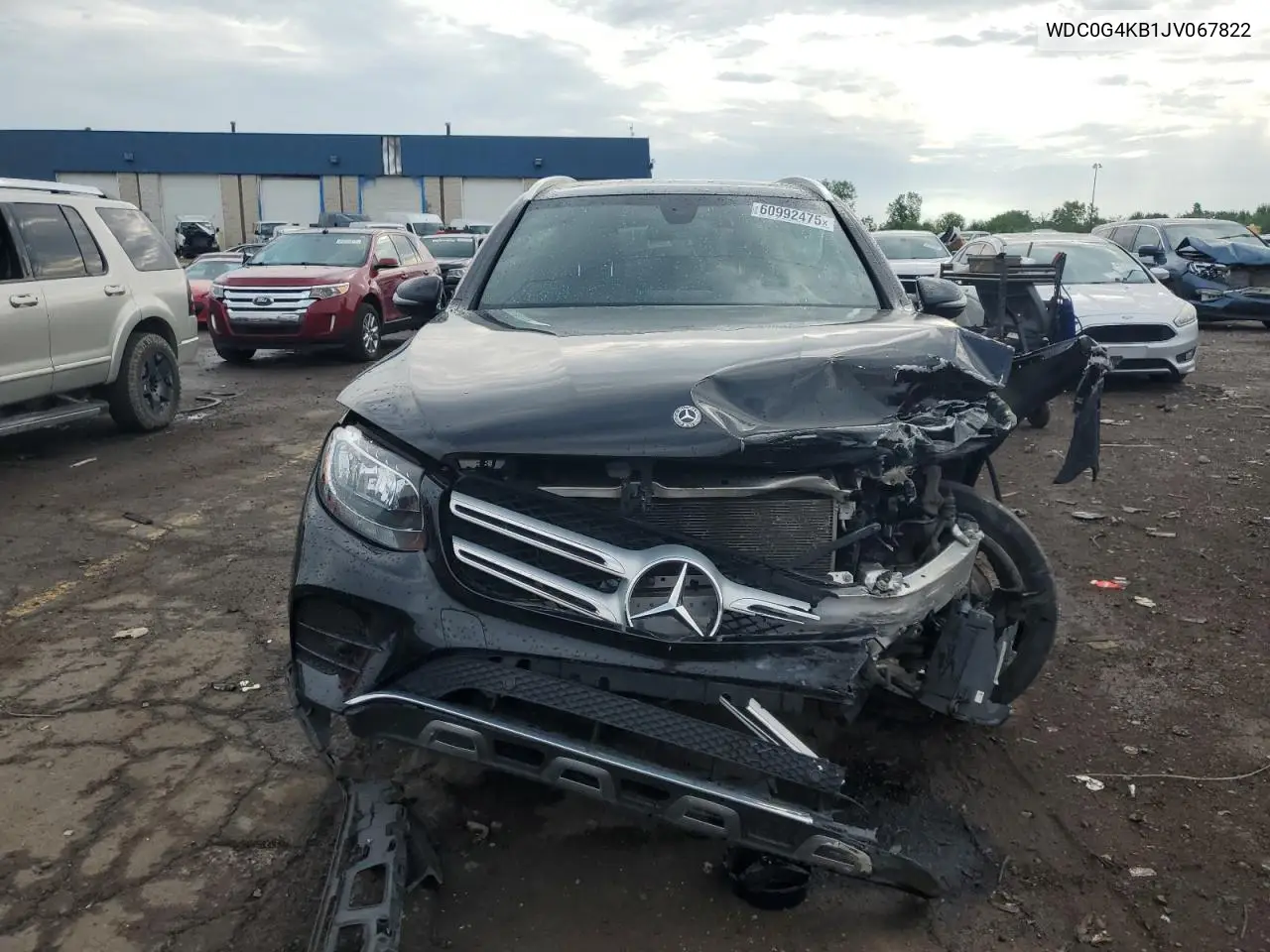 2018 Mercedes-Benz Glc 300 4Matic VIN: WDC0G4KB1JV067822 Lot: 60992475