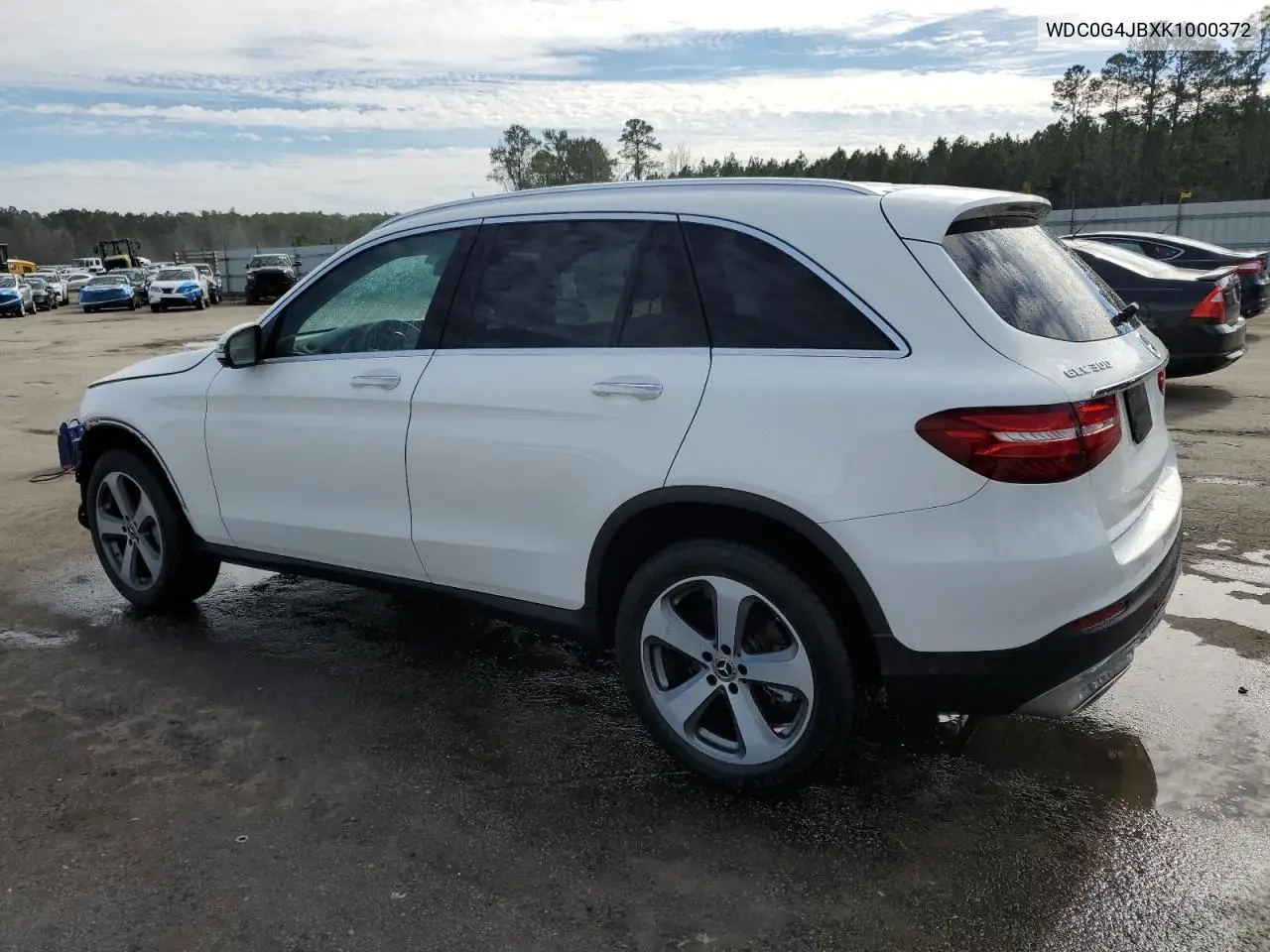 2019 Mercedes-Benz Glc 300 VIN: WDC0G4JBXK1000372 Lot: 45012275