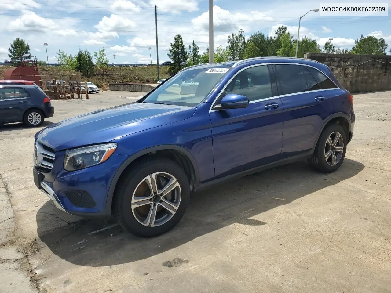 2019 Mercedes-Benz Glc 300 4Matic VIN: WDC0G4KB0KF602389 Lot: 48950365