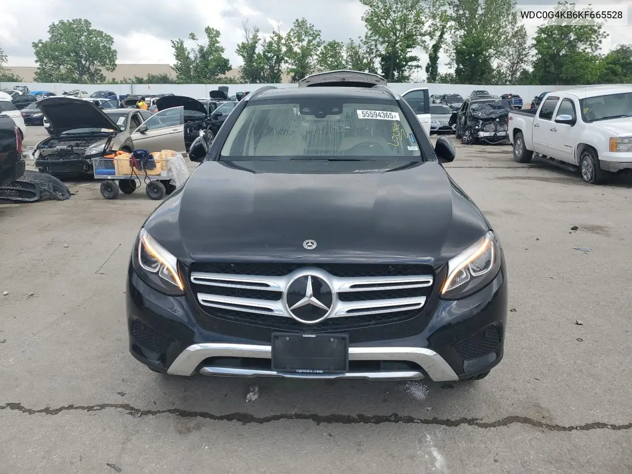 2019 Mercedes-Benz Glc 300 4Matic VIN: WDC0G4KB6KF665528 Lot: 55594365