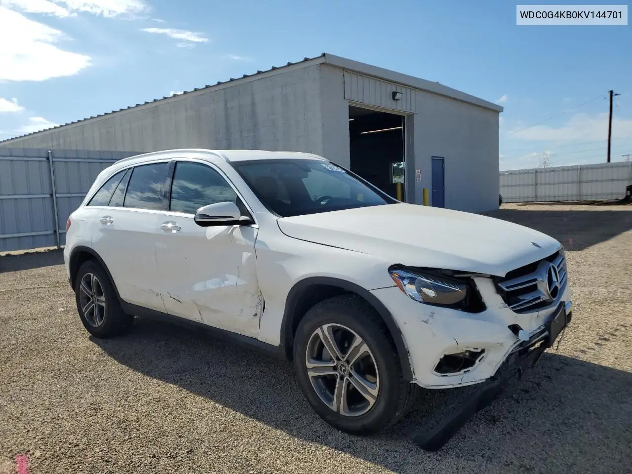 2019 Mercedes-Benz Glc 300 4Matic VIN: WDC0G4KB0KV144701 Lot: 56829235