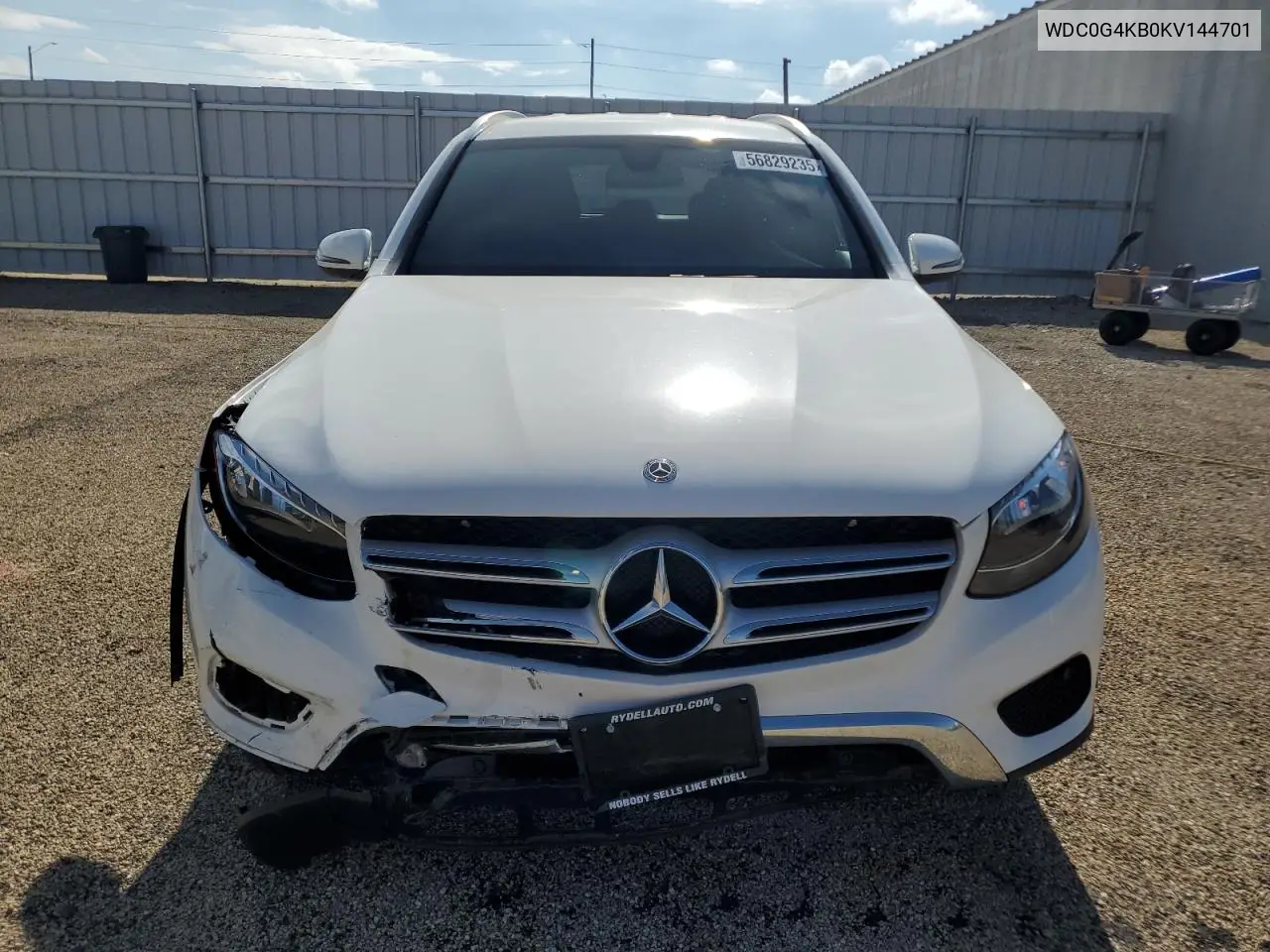 2019 Mercedes-Benz Glc 300 4Matic VIN: WDC0G4KB0KV144701 Lot: 56829235