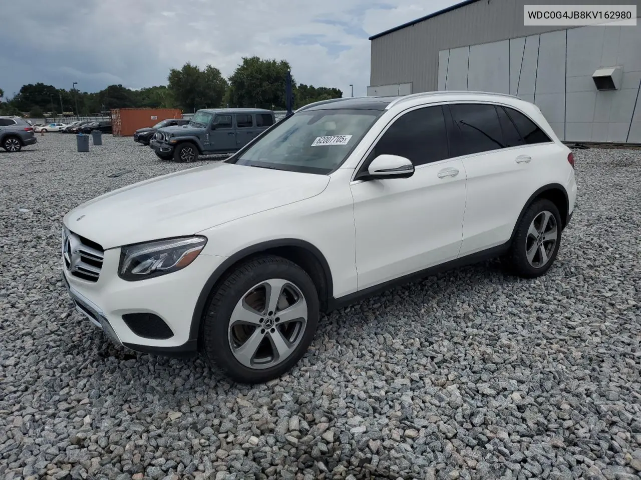 2019 Mercedes-Benz Glc 300 VIN: WDC0G4JB8KV162980 Lot: 62007705