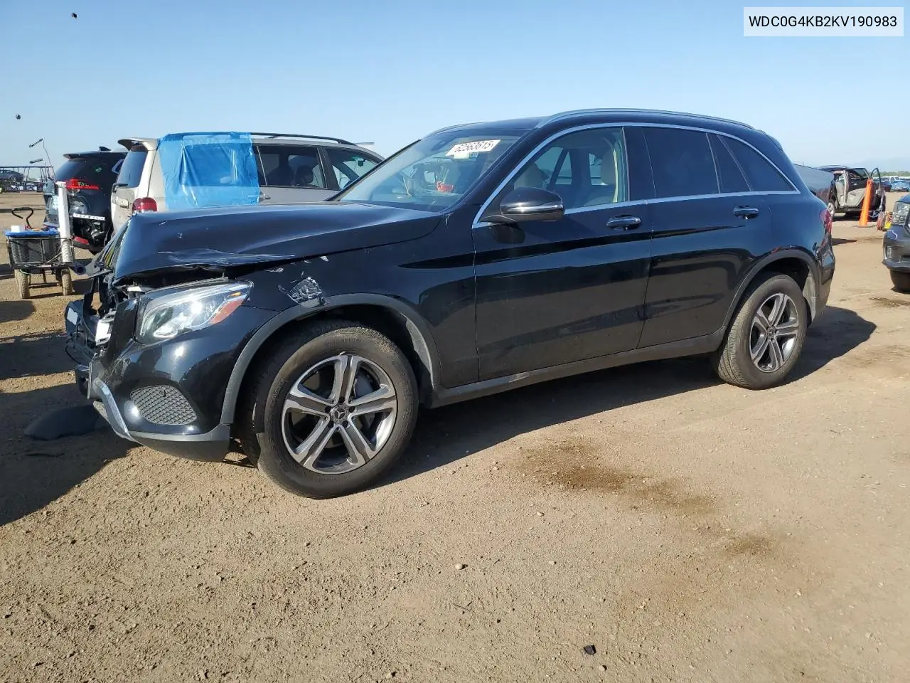 2019 Mercedes-Benz Glc 300 4Matic VIN: WDC0G4KB2KV190983 Lot: 62563615