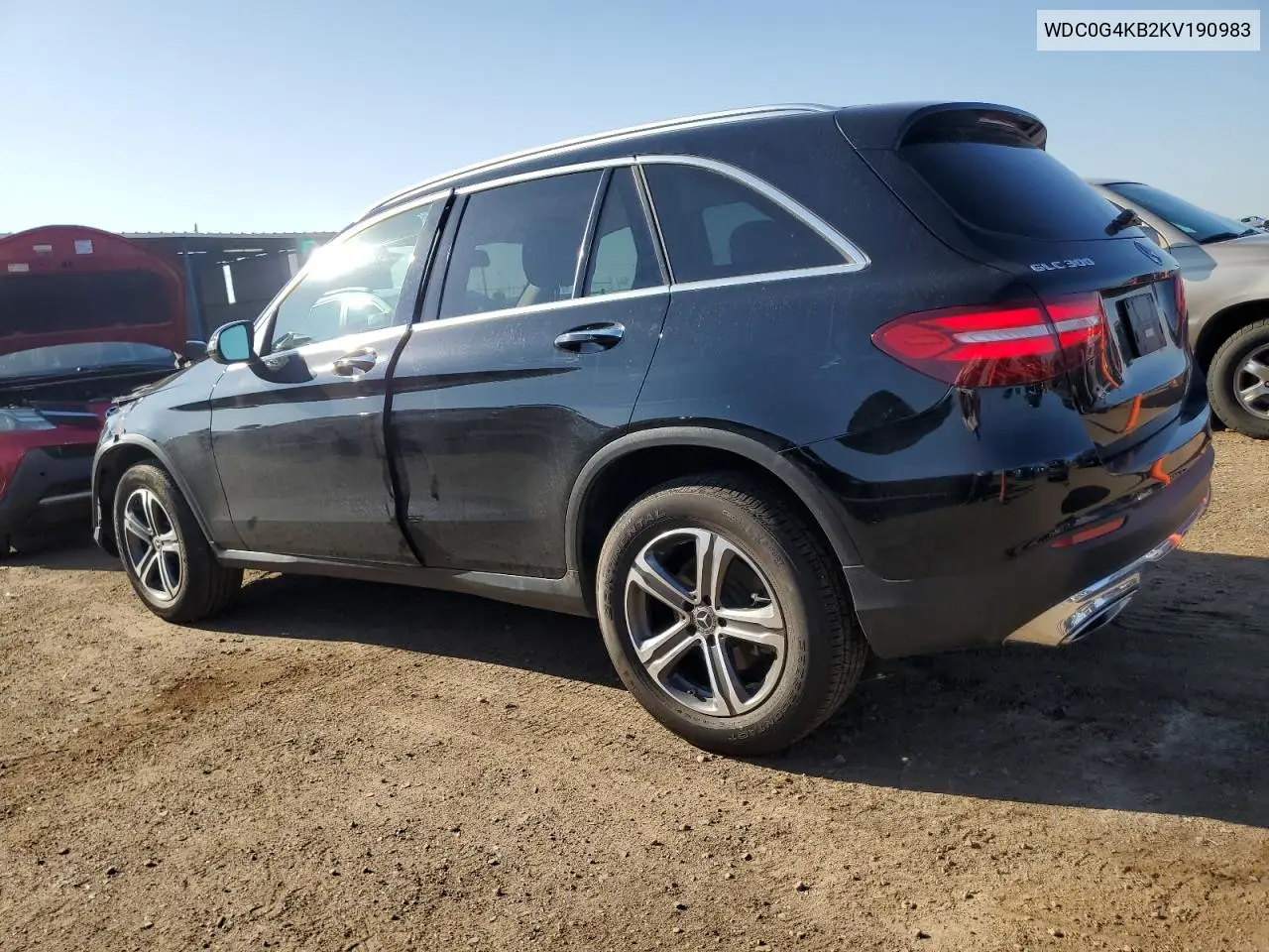2019 Mercedes-Benz Glc 300 4Matic VIN: WDC0G4KB2KV190983 Lot: 62563615