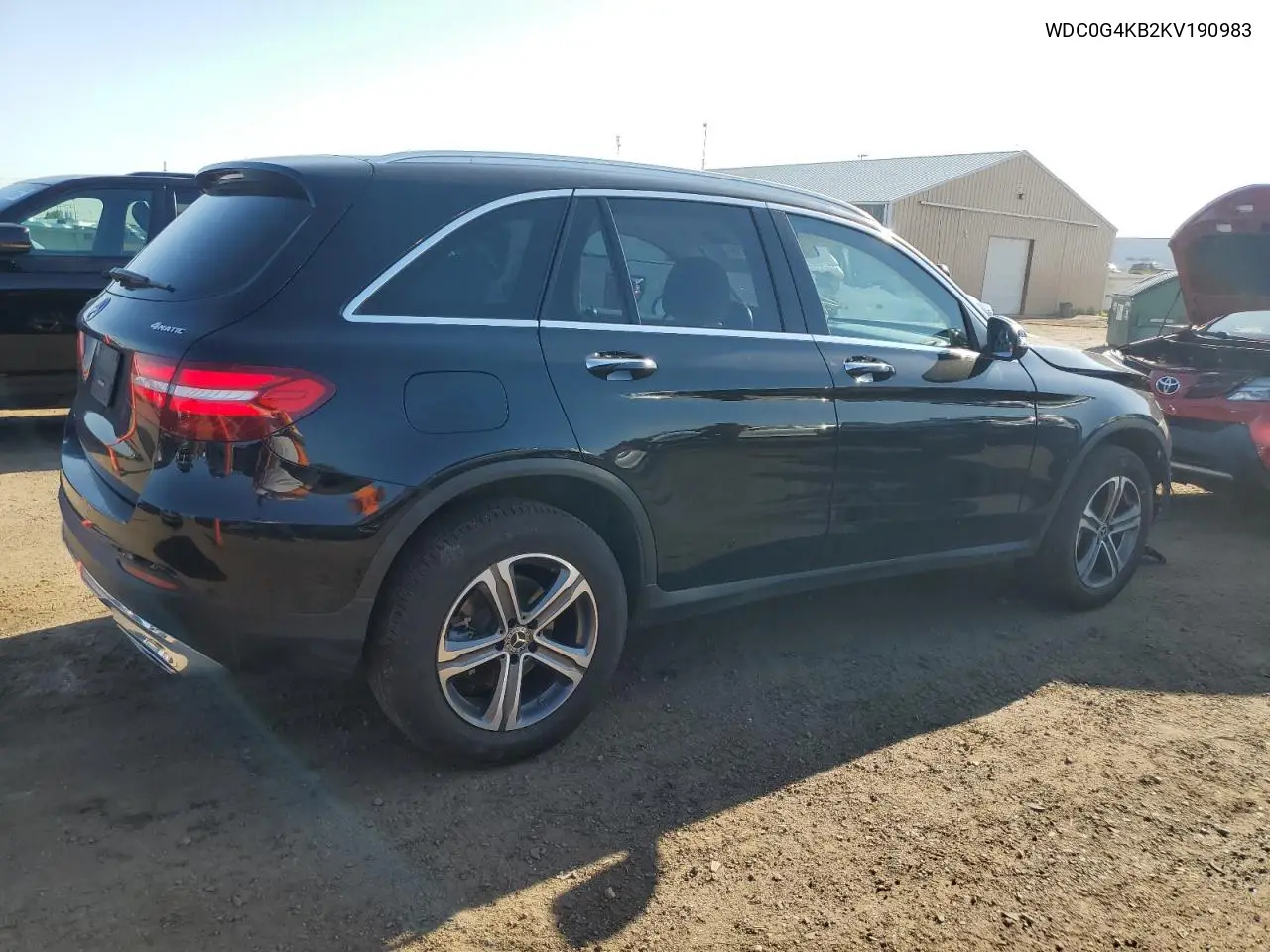 2019 Mercedes-Benz Glc 300 4Matic VIN: WDC0G4KB2KV190983 Lot: 62563615