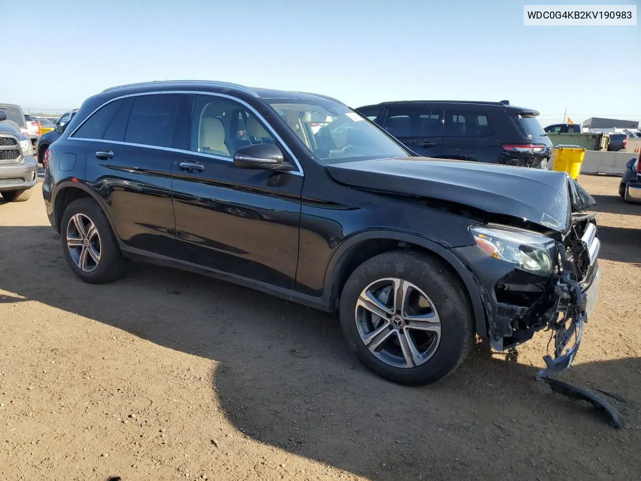 2019 Mercedes-Benz Glc 300 4Matic VIN: WDC0G4KB2KV190983 Lot: 62563615