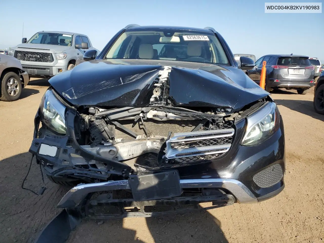2019 Mercedes-Benz Glc 300 4Matic VIN: WDC0G4KB2KV190983 Lot: 62563615