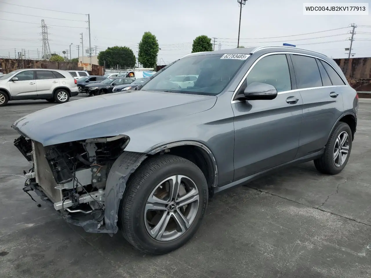 2019 Mercedes-Benz Glc 300 VIN: WDC0G4JB2KV177913 Lot: 62783485
