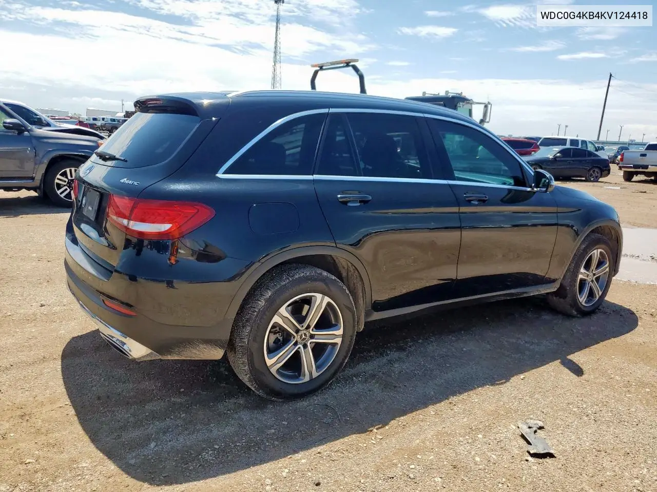 2019 Mercedes-Benz Glc 300 4Matic VIN: WDC0G4KB4KV124418 Lot: 62994705