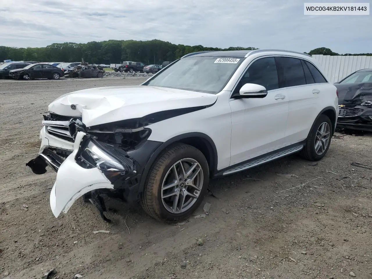 2019 Mercedes-Benz Glc 300 4Matic VIN: WDC0G4KB2KV181443 Lot: 62999455