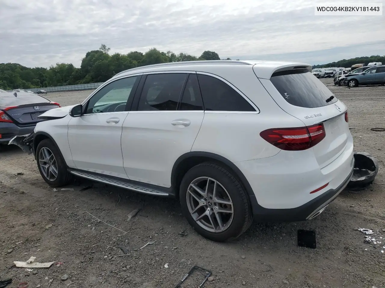 2019 Mercedes-Benz Glc 300 4Matic VIN: WDC0G4KB2KV181443 Lot: 62999455