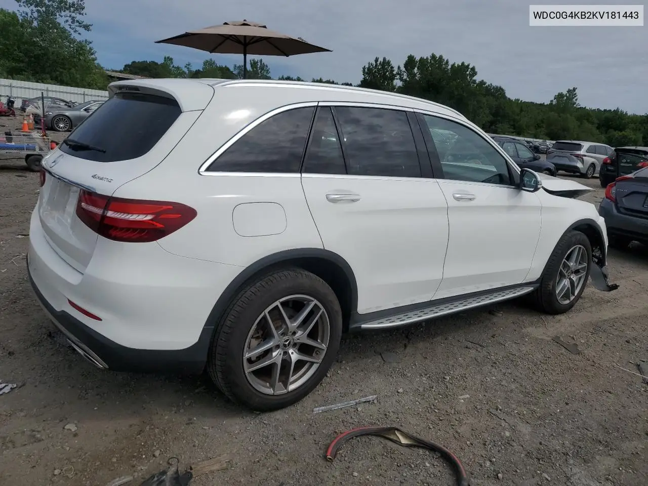 2019 Mercedes-Benz Glc 300 4Matic VIN: WDC0G4KB2KV181443 Lot: 62999455
