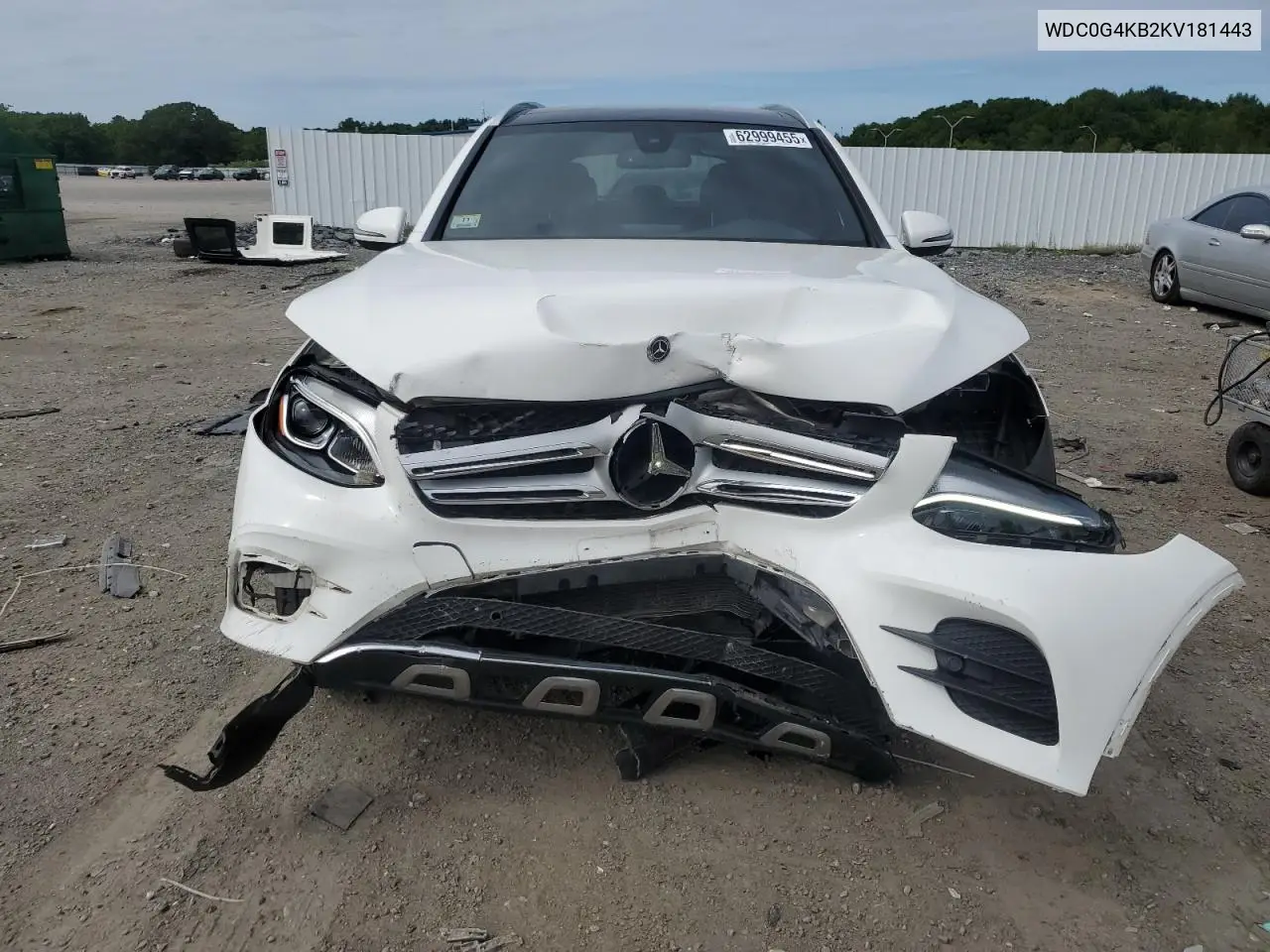 2019 Mercedes-Benz Glc 300 4Matic VIN: WDC0G4KB2KV181443 Lot: 62999455