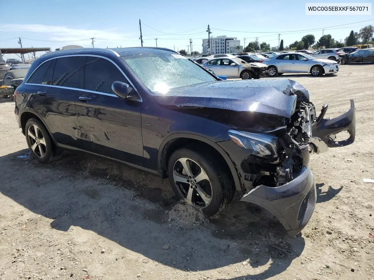 2019 Mercedes-Benz Glc 350E VIN: WDC0G5EBXKF567071 Lot: 63865985