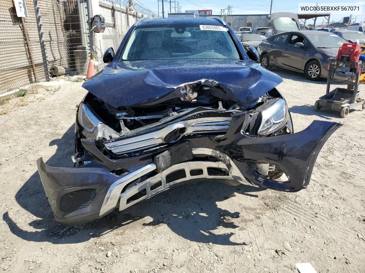 2019 Mercedes-Benz Glc 350E VIN: WDC0G5EBXKF567071 Lot: 63865985