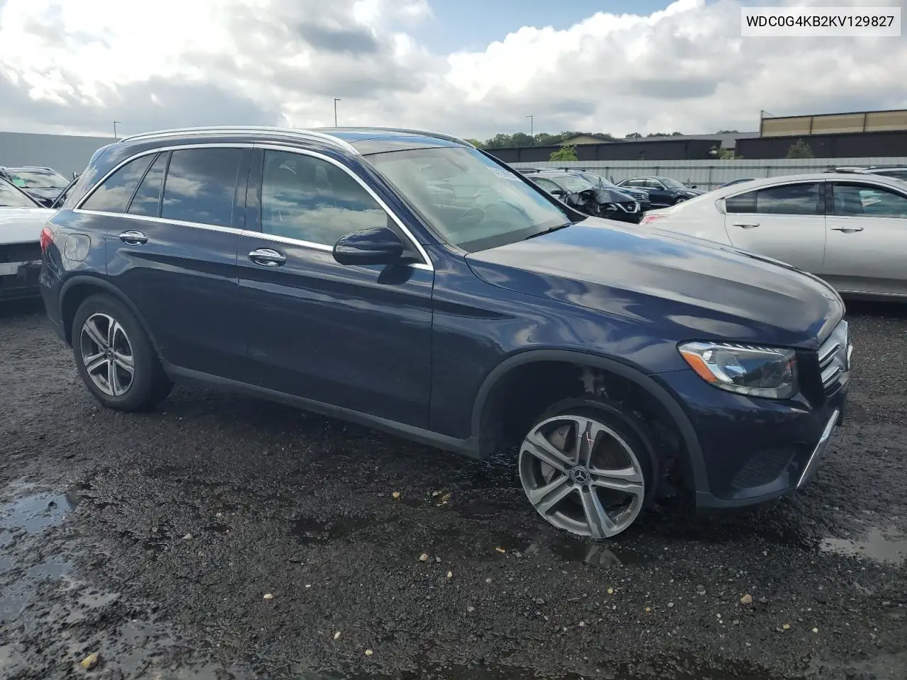 2019 Mercedes-Benz Glc 300 4Matic VIN: WDC0G4KB2KV129827 Lot: 64138695