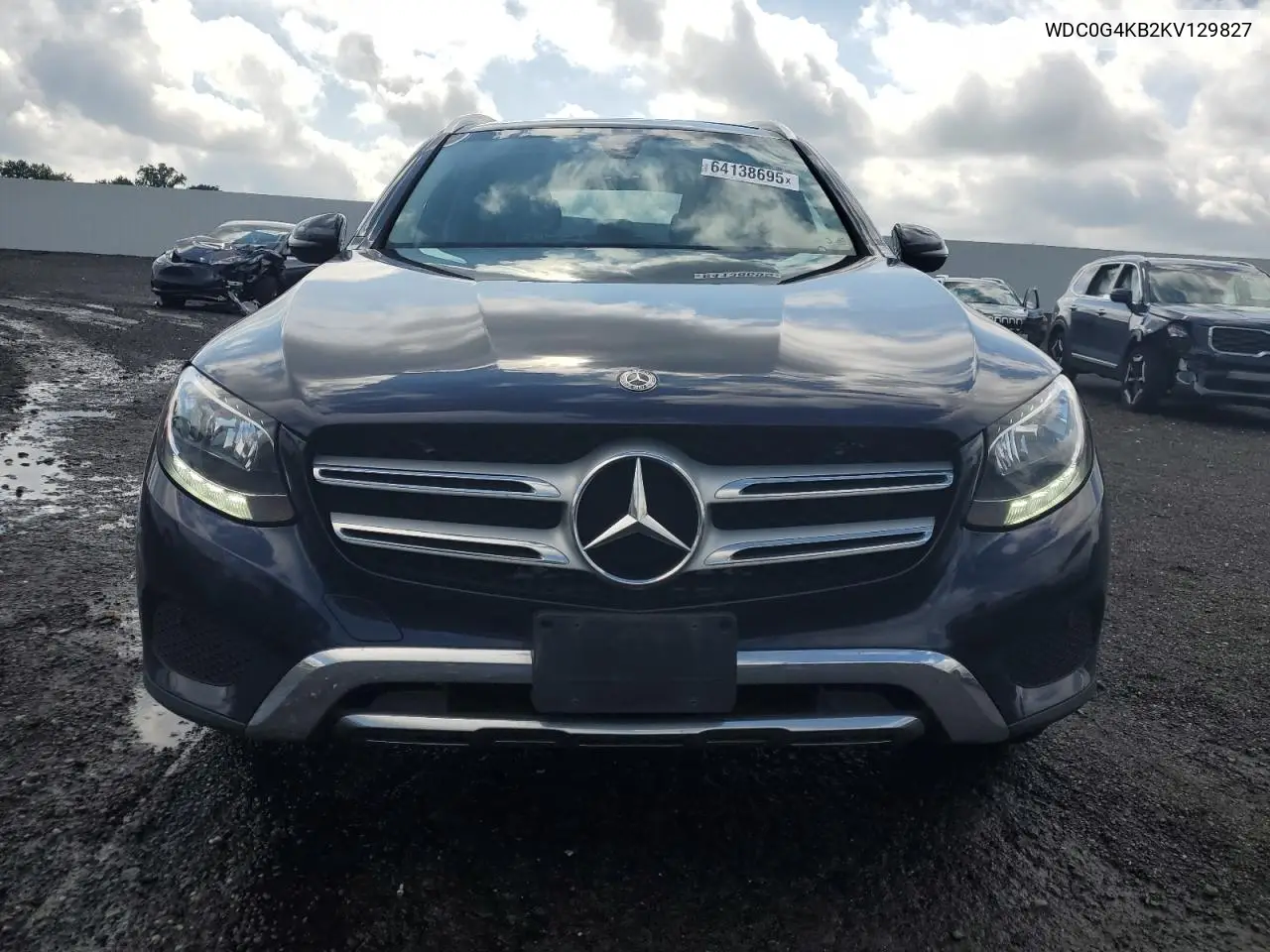 2019 Mercedes-Benz Glc 300 4Matic VIN: WDC0G4KB2KV129827 Lot: 64138695