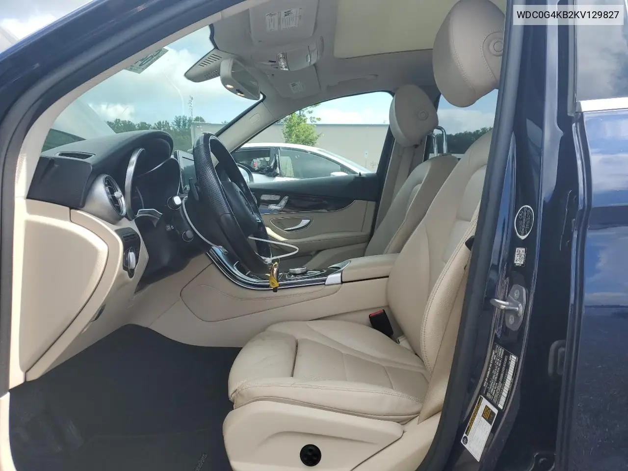 2019 Mercedes-Benz Glc 300 4Matic VIN: WDC0G4KB2KV129827 Lot: 64138695