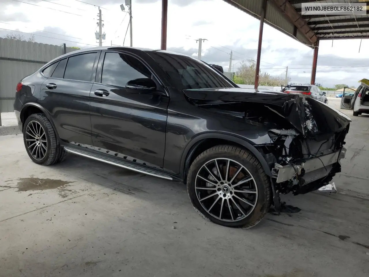 2020 Mercedes-Benz Glc Coupe 300 4Matic VIN: W1N0J8EB0LF862182 Lot: 55913755