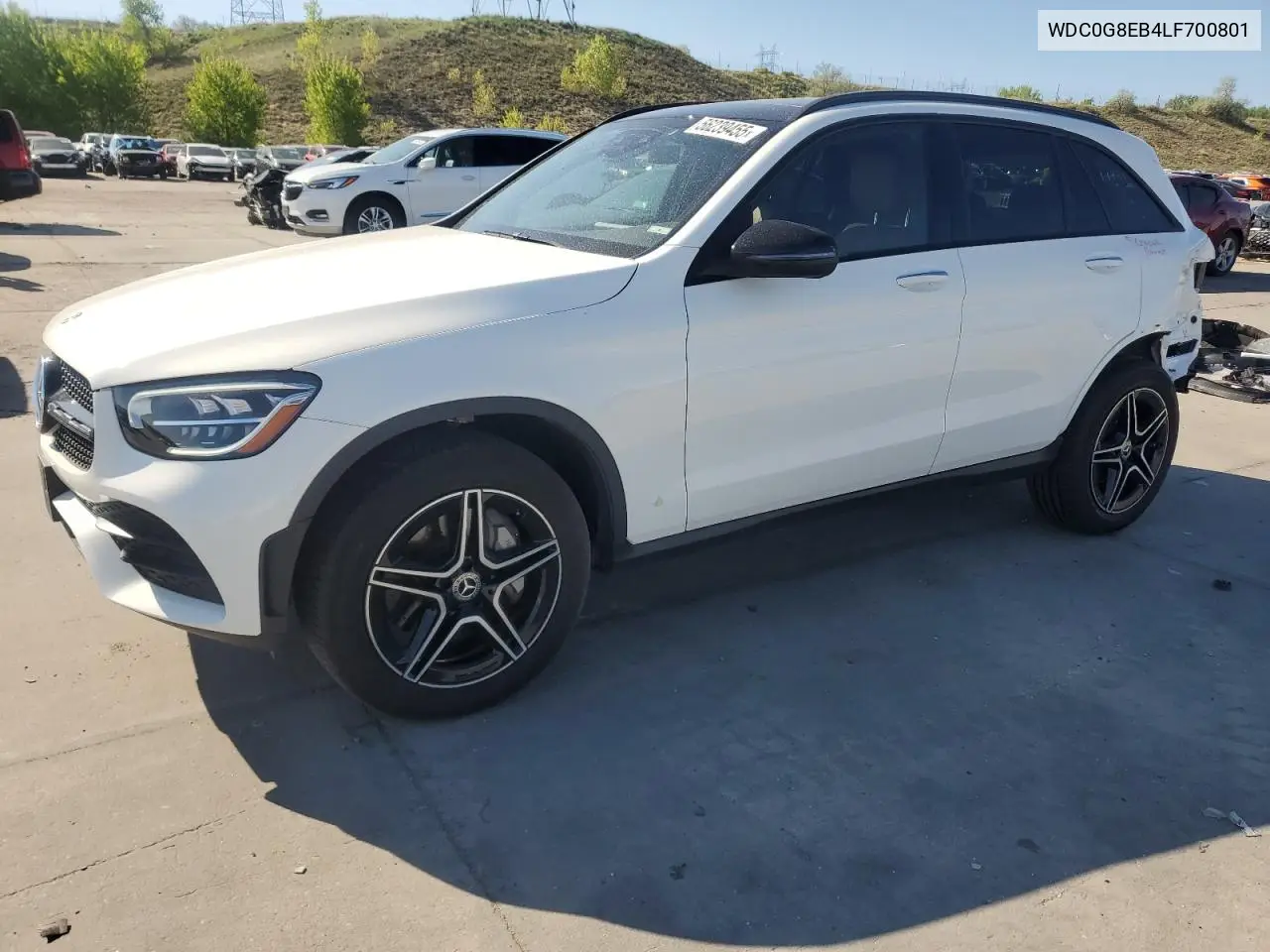 2020 Mercedes-Benz Glc 300 4Matic VIN: WDC0G8EB4LF700801 Lot: 56239455