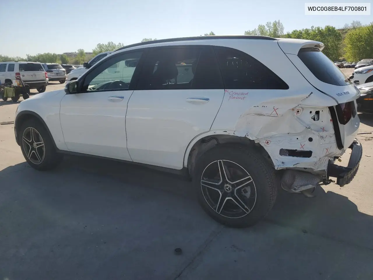 2020 Mercedes-Benz Glc 300 4Matic VIN: WDC0G8EB4LF700801 Lot: 56239455