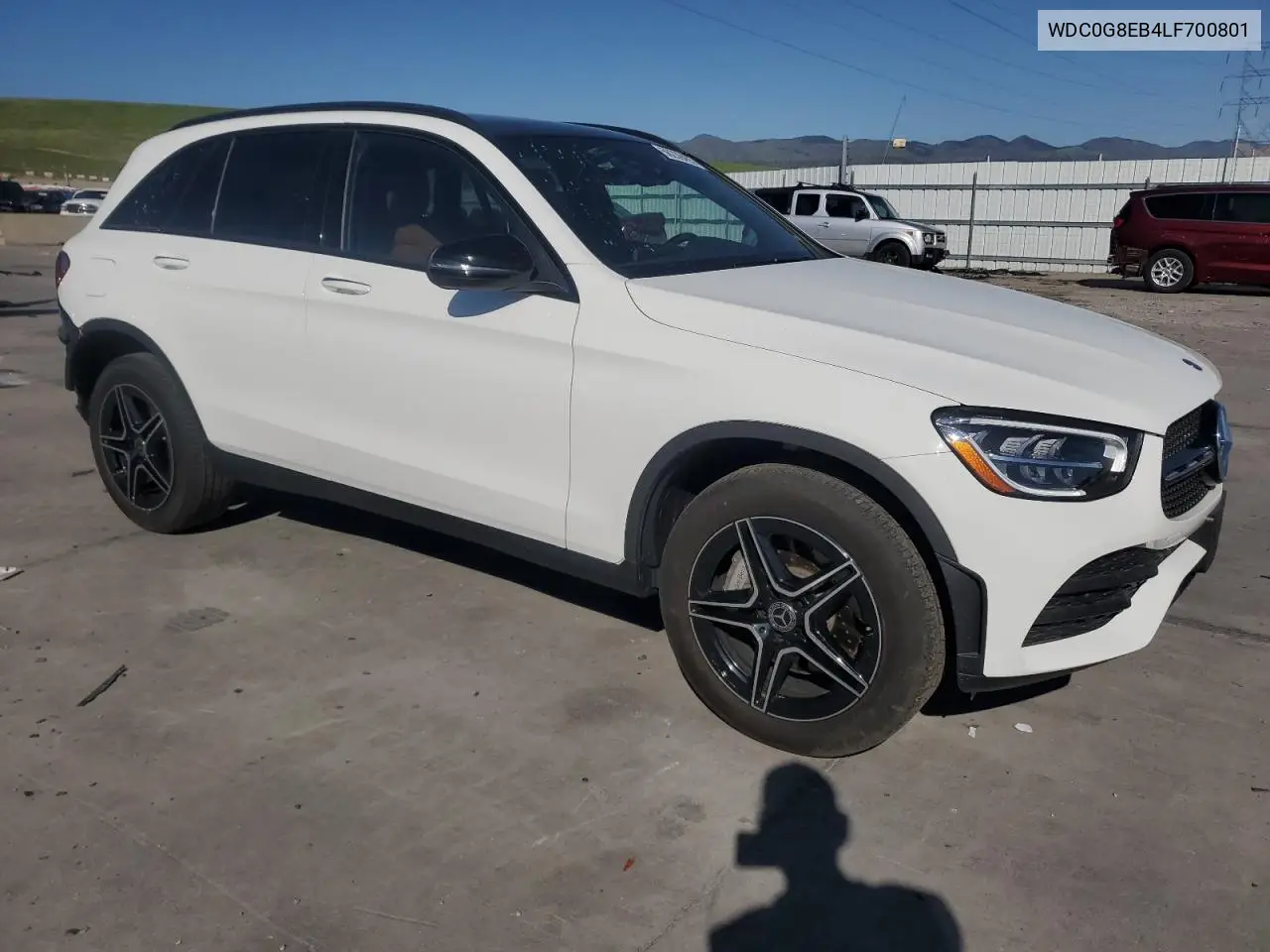 2020 Mercedes-Benz Glc 300 4Matic VIN: WDC0G8EB4LF700801 Lot: 56239455