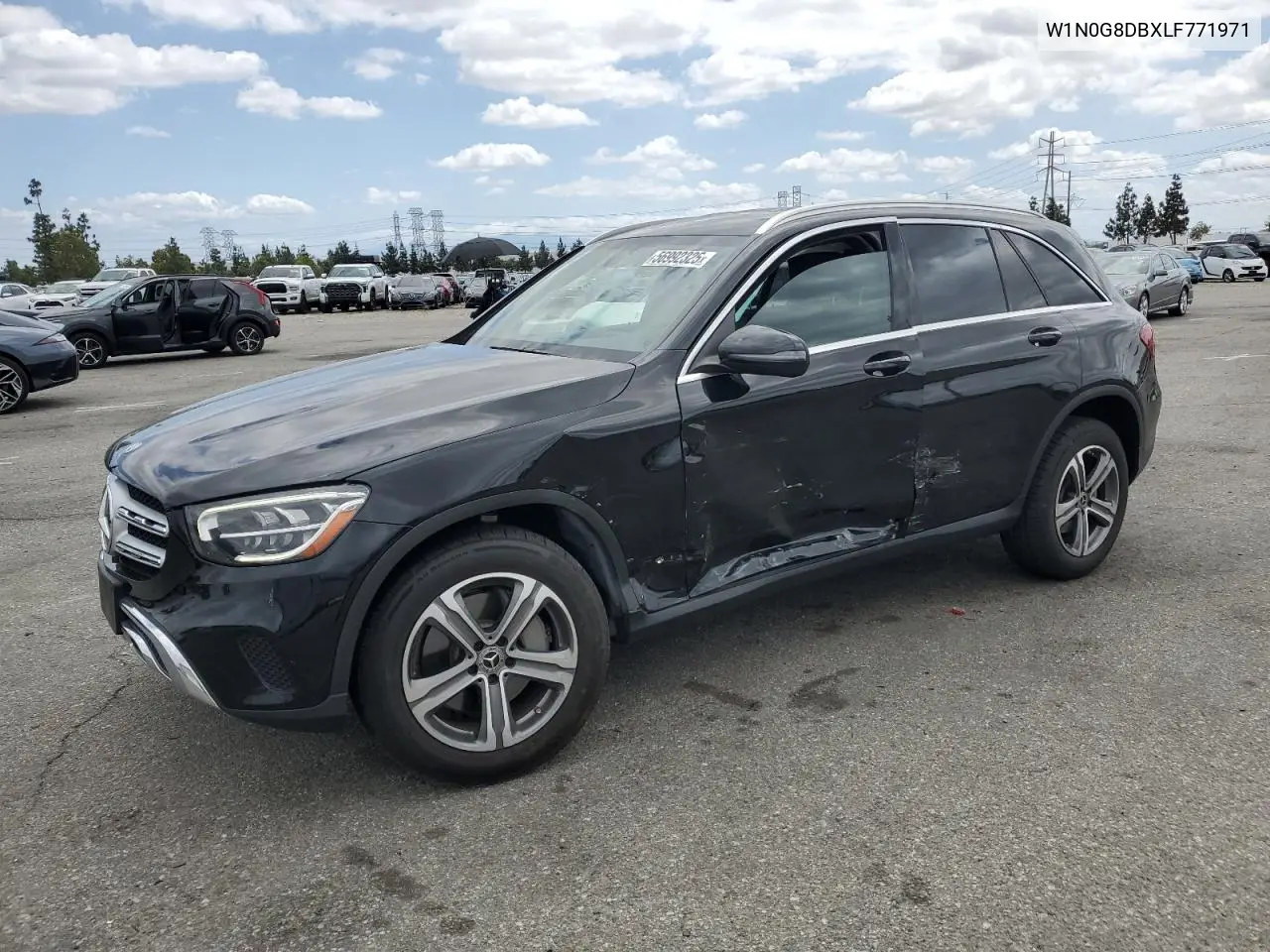 2020 Mercedes-Benz Glc 300 VIN: W1N0G8DBXLF771971 Lot: 56992325