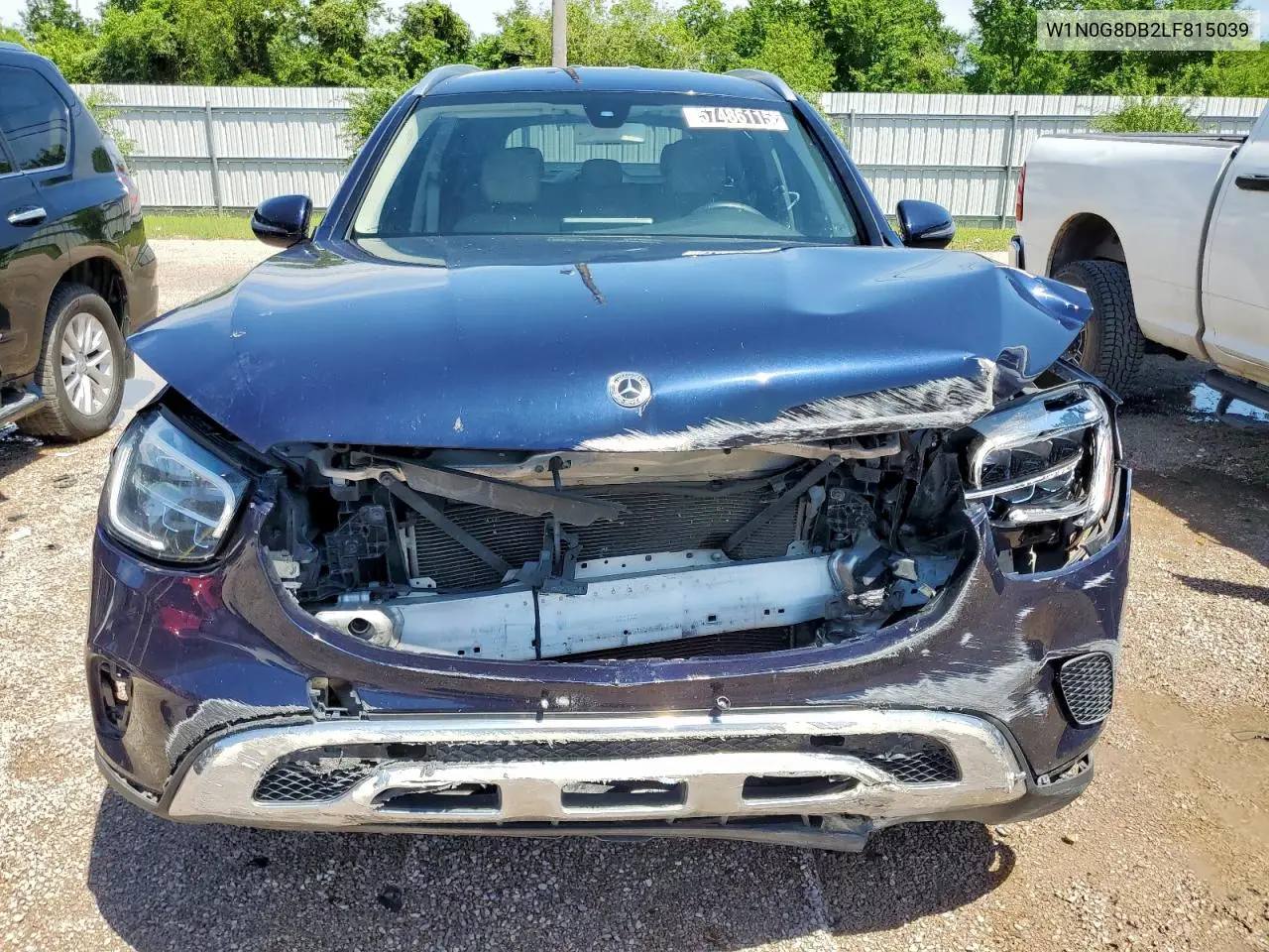 2020 Mercedes-Benz Glc 300 VIN: W1N0G8DB2LF815039 Lot: 57486115